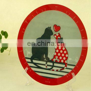 Christmas Promotion Sales Eco-friendly Custom Made Tempered Decorative Glass Cutting Boards