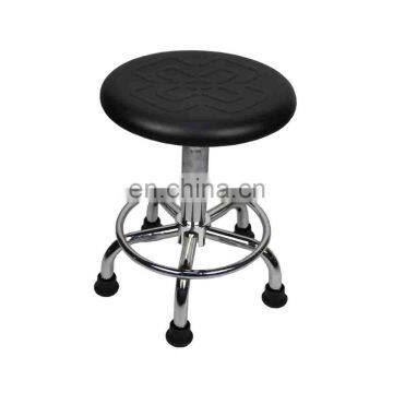 Office Furniture PU Leather Height Adjustable Stainless Steel Swivel LaboratoryStool photo-4