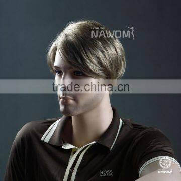 W3540 Malaysian Top Men Cool Boy Cut Human Hair Wigs