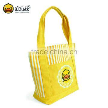 China factory wholesaler canvas laminated foldable zipper tote bag
