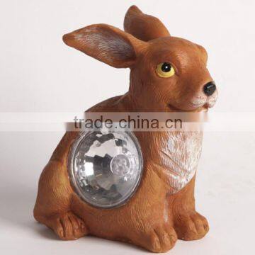 Solar power rechargable rabbit LED lights