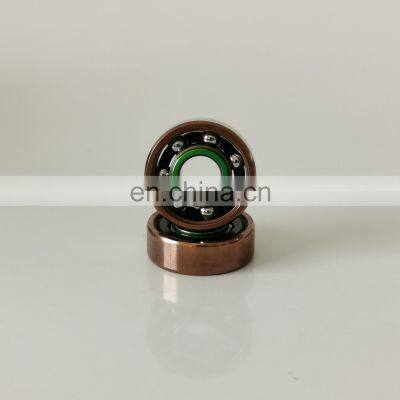 Free Sample High Quality High Rpm Mixed Color RoseGold-Colorful Titanium Miniature Deep Groove Ball Bearings for Skate photo-4