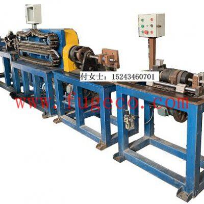 Segmented helical hose forming machine