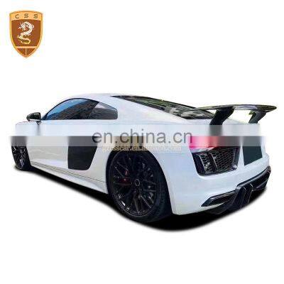 Vos style for audi r8 rear diffuser bumper lip carbon material