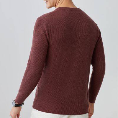 For Keep Warm Pure Cashmere Jumper Grey Cashmere Sweater photo-3