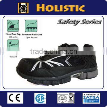 Dark Color Athletic Sport Safety Shoes with Composite toe