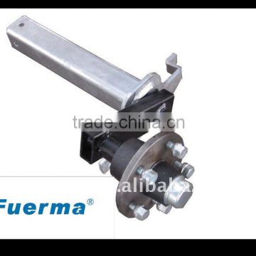 rubber half torsion axle