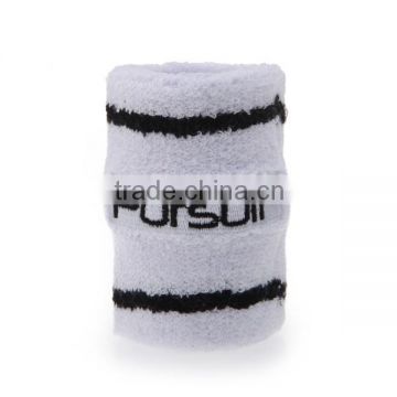 AZO free LOGO embroidery sports cotton wrist band