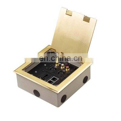 Pop Up Cables Mini Ac Usb Power Xlr Floor Connection Socket Box
