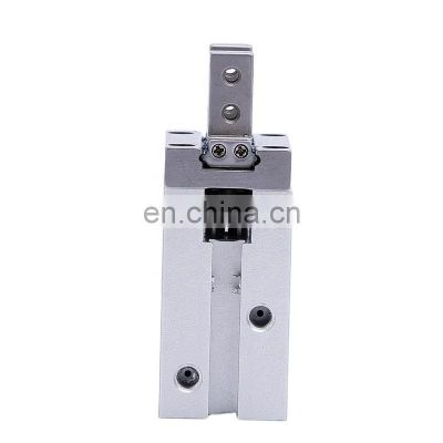 High Quality Double Acting Aluminum Alloy Threaded Interface  Clamping Parallel Pneumatic Finger Air Cylinder