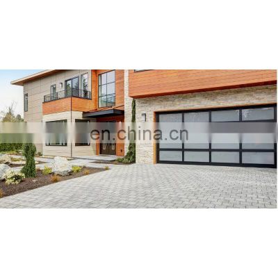 cheap price high quality automatic aluminum glass garage door for sale