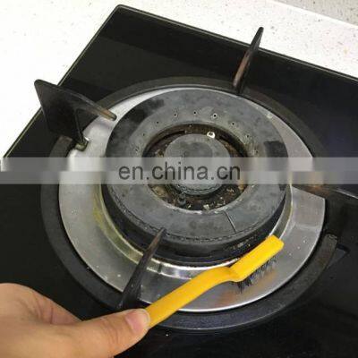 Copper / Iron / Nylon Wire Gas Stove Cleaning Brush For Boiler Cleaning Rust Easy to Use With Plastic Handle photo-2