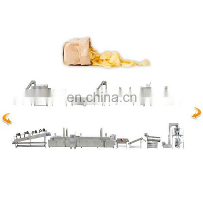 Potato Chips Production Line Potato Chips Making Machine Price Snack Food Factory Seasoning Plant Fruit Processing Plant Engine