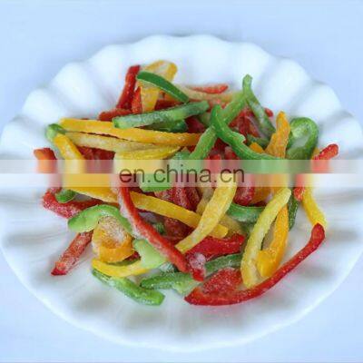BRC Certified IQF Frozen Mixed Pepper Strip photo-2