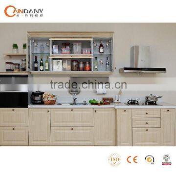 Hot SaleClasical PVC Kitchen Cabinet-modern kitchen equipment