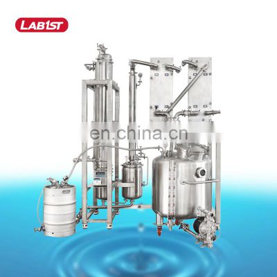 Lab1st 100-500L/h falling film ethanol evaporator