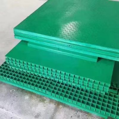 Platform Walking Molded Fiberglass Grating High Strength