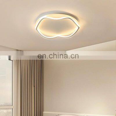 Bedroom Ceiling Light Minimalist Art Geometric Round LED Pendant Lamp Creative Simple Modern Ceiling Lamp