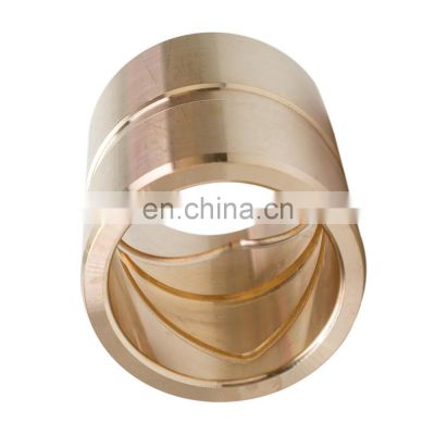 OEM packaging Bronze bushing supplier,cast bronze sleeve sliding bearing,Casting copper bushing with oil grooves