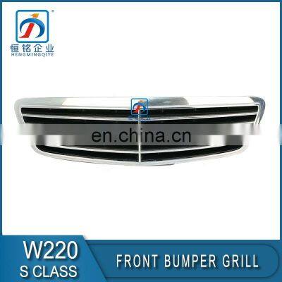 Car Grill Front Upper Radiator Grille for S Class W220 S430 S600 S55 2208800383