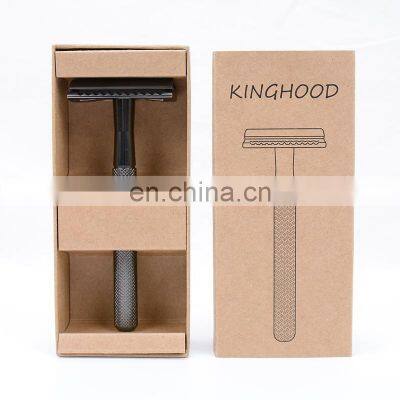 Ready to Ship Mens Womens Safety Razor Matte Rose Gold Shaving Razor photo-5