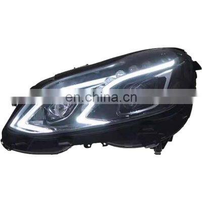 Upgrade LED headlamp headlight for mercedes benz E class W212 head lamp old style 2010-2013 and low configuration 2014-2015