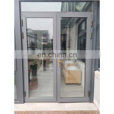 New style Chinese top brand customized aluminium casement door with glass