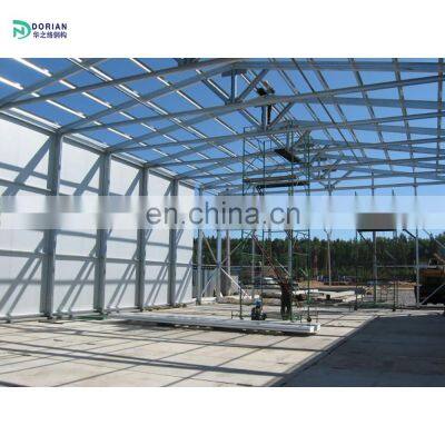 prefabricated building heavy steel structure metal shed steel workshops