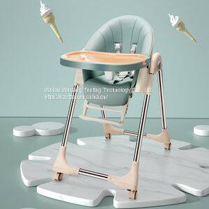 Child high chairs are exported to the United States CPC certified ASTM F404 report covered by the item