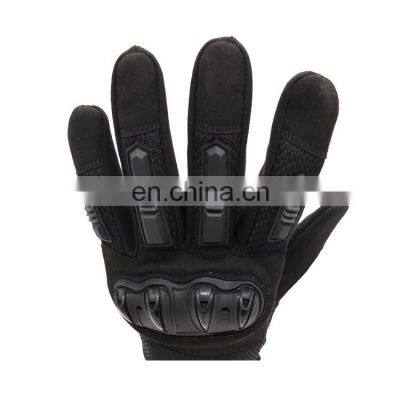 High Quality Black Impact Sports Riding Racing Motorcycle Gloves photo-4