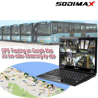 4CH HD CCTV Camera HDD Car Mobile DVR GPS H.264 Compression Format Vehicle MDVR photo-3