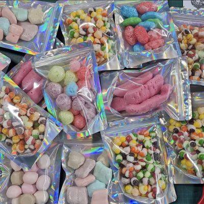 OEM Crush Freeze Dried Crunchy Gummy Candy With Sweet and Sour Fruity Flavours in Bags photo-2