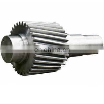 Cement kiln herringbone gear shaft high precision gear shaft  according to  drawings