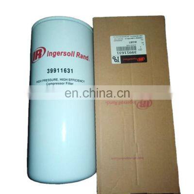 Ingersoll-Rand Oil Filter element  screw air compressor parts wholesale 39911631