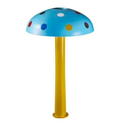 Kids Playing Entertainment Water Park Curtain Fiberglass Mushroom Spa Water Mushroom for Swimming Pool