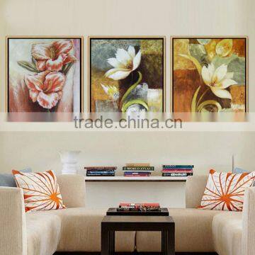Handmade Home Decor Artwork White Daisy Oil Painting on Canvas photo-4