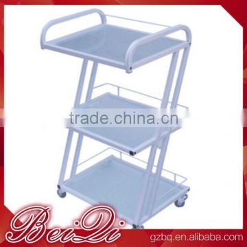 Beiqi 2016 Antique Furniture Beauty Salon Equipment Plastic Rolling Carts Price, Salon Trolley for Sale