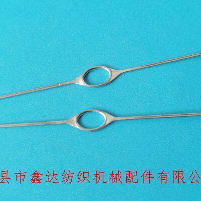 1080R Steel Wire Heald With Grooved Mail-Eyes Textile Accessories For Weaving Machine