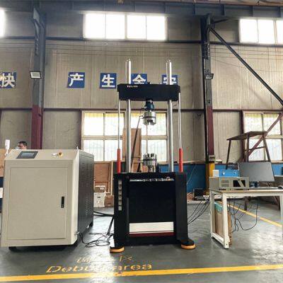 HST-HFT50B 5T 50kN Electro-hydraulic Servo Dynamic Static Fatigue Testing System 50KN Electronic Fatigue Testing Machine photo-5