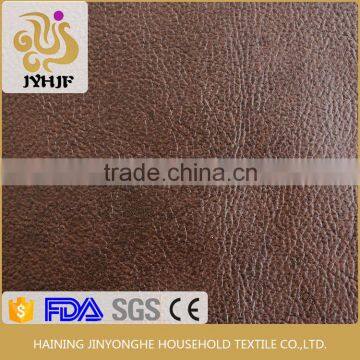 Fabrics supplier pu synthetic leather for recliner sofa