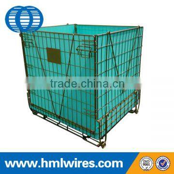 Hot sale warehouse steel mesh storage wire cage