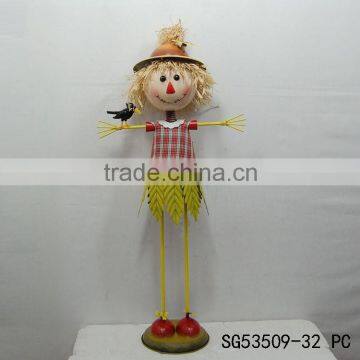 Cheap Hot Outdoor Halloween Metal Crow Decoration photo-2