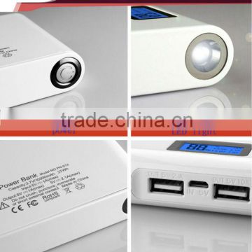 New power bank led torch light portable power bank portable power bank 12000mah