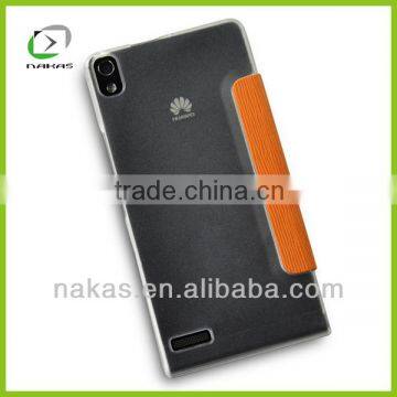 Flip PC mobile phone case for Huawei P6