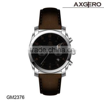 Stainless Steel Back Water Resistant Watch, Multifunction Hand Wrist Watch for Man