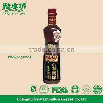 High Quality Cooking Oil Relish Oil Black Sesame Oil 450ml