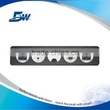 BW-W63 Electrical Socket Panel Mount/ALuminum Media Hub Wall Outlet Plate photo-5