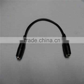 Custom Extension Black of wire UL 1185 22AWG 300V 80C of wire With DC 5.5x2.5 or DC5.5x2.1 EXtension Female Wire Harness