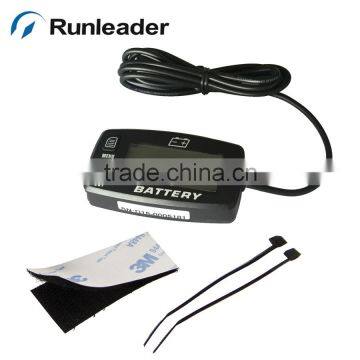 Led Backlight Battery Charge Indicator Voltage Tester Voltmeter for Motorcycle ATV Tractor MARINE Boat Car photo-4