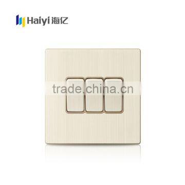Hot Sale in the Mid East, 3 Way Electrical Wall Push Button Switch